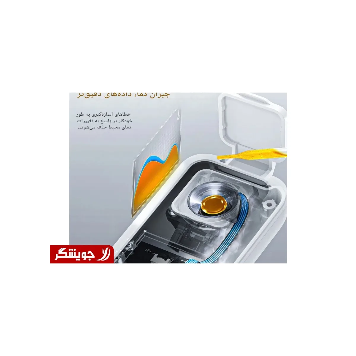نمای دیگر رفرکتومتر دیجیتال FNIRSI مدل JBM-20