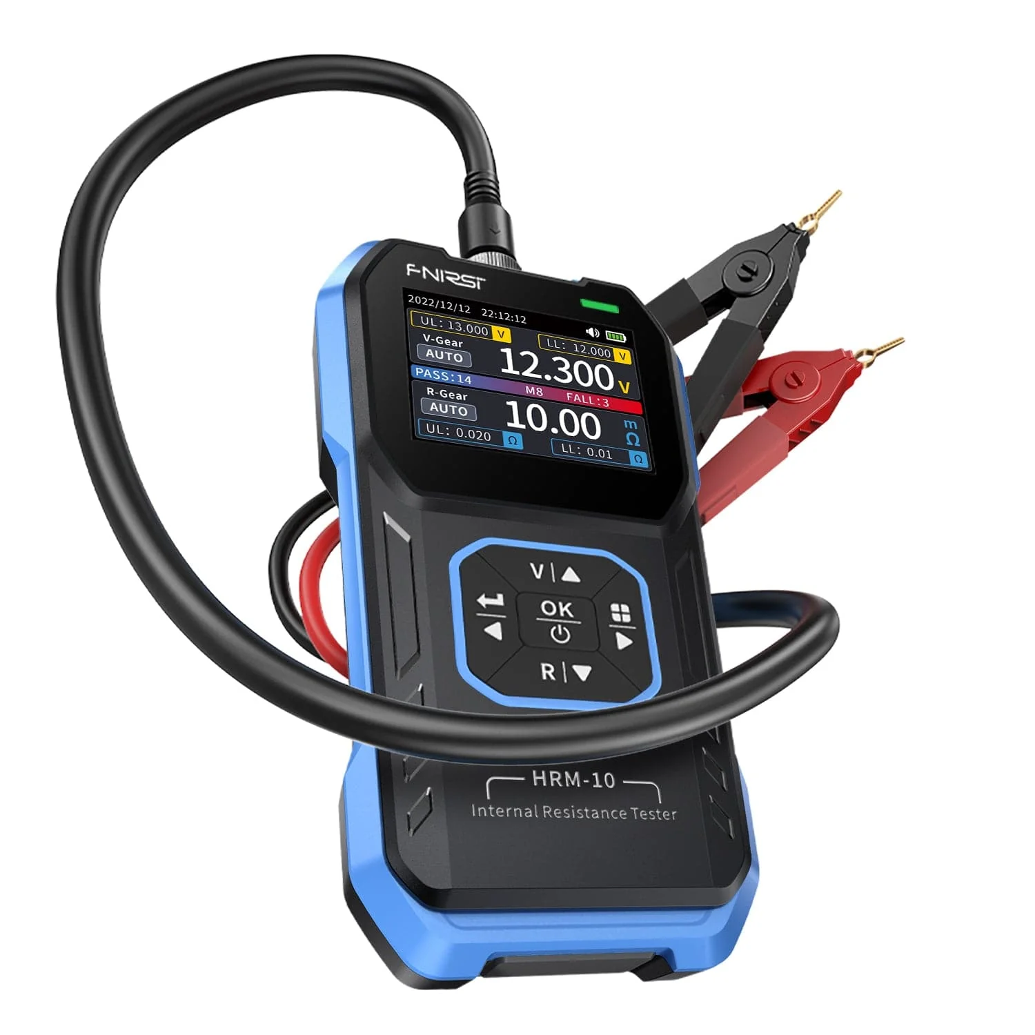 fnirsi-hrm-10-battery-voltage-internal-resistance-testerpower-performancefnirsifnirsi-9467648 FNIRSI® HRM-10 Battery Voltage Internal Resistance Tester - تصویر 1