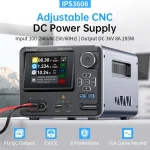 FNIRSI® IPS3608 AC-DC Intelligent Digital Control Power Supply - تصویر 2