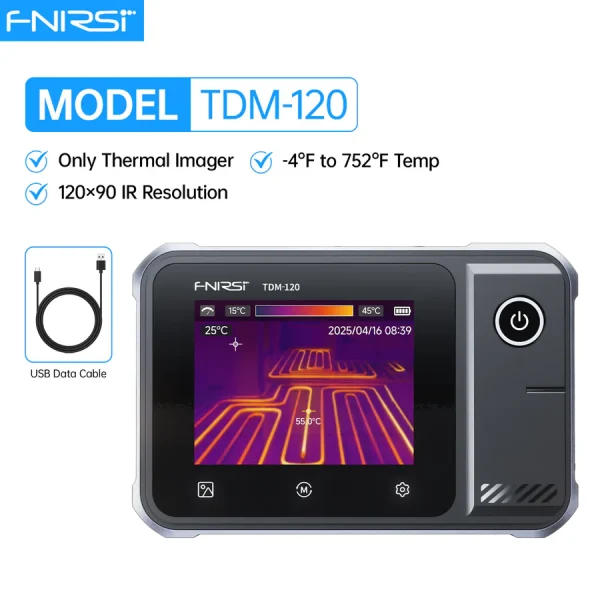 مولتی‌متر و تصویربردار حرارتی TDM-120P / TDM-120